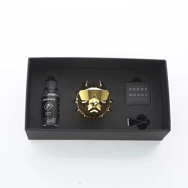 Ambientador de Auto de Perfume Sólido - Larga Duración, Diseño Bulldog