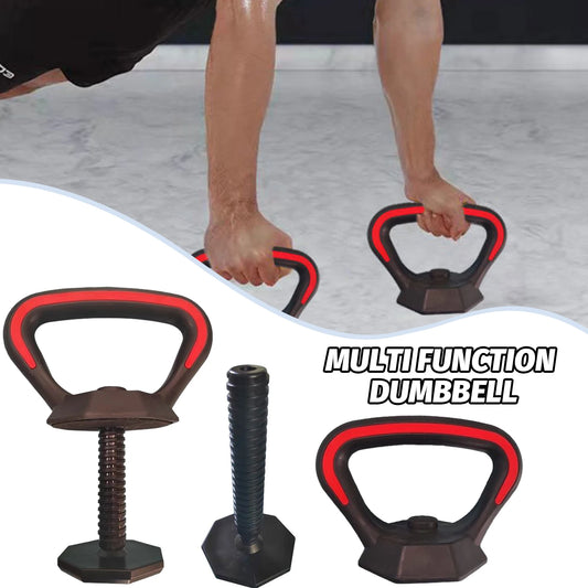 Base y Mango Multiuso para Kettlebell y Discos de Pesas