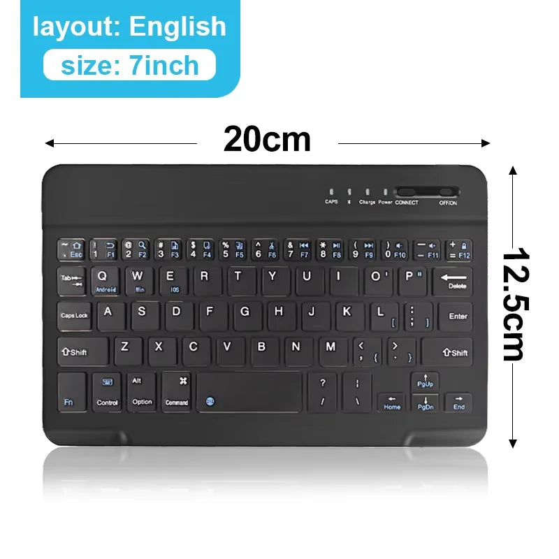 Teclado Mini Bluetooth Inalámbrico y Recargable