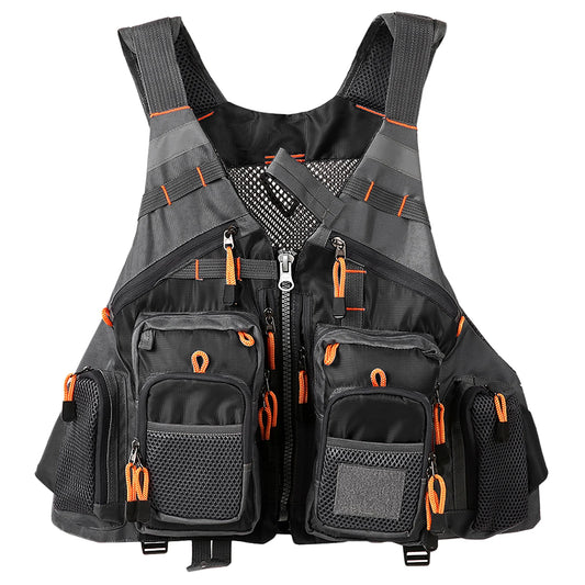 Chaleco Outdoor para Pesca y Kayak, con Espuma Flotante