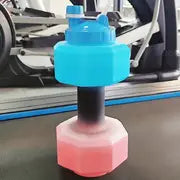 Botella de Agua Deportiva con Forma de Mancuerna, Gran Capacidad