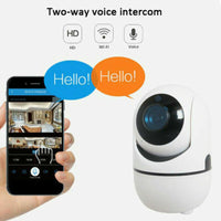 Cámara de Seguridad WiFi 1080P para Interior, Visión Nocturna