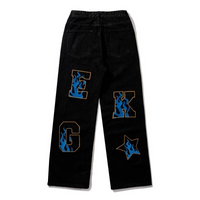 Jeans Anchos Estilo Retro Hip-Hop para Hombre