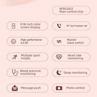 Combo 2 en 1: Smartwatch y Audífonos Inalámbricos Fitness