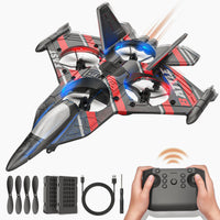 Avión Acrobático a Control Remoto BEZGAR para Niños, con Luces LED