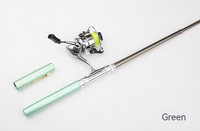 Caña de Pesca Tipo Lápiz con Mini Carrete Spinning