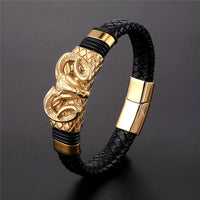 Pulsera Trenzada de Acero Inoxidable, Diseño Constelación