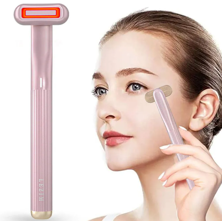 Wand de Masaje LED Facial y de Ojos, Rotación 360°