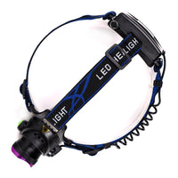 Linterna Frontal LED Vande T6, Ajustable