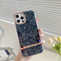 Carcasa de Lujo Estampado Concha para iPhone 11-14