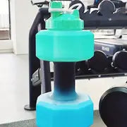 Botella de Agua Deportiva con Forma de Mancuerna, Gran Capacidad