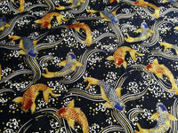 Tela de Algodón Estilo Japonés, Serie Estampado Koi