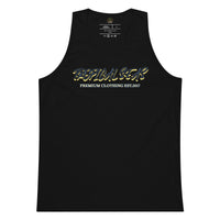 Polera Sin Mangas Premium Estampado Olas