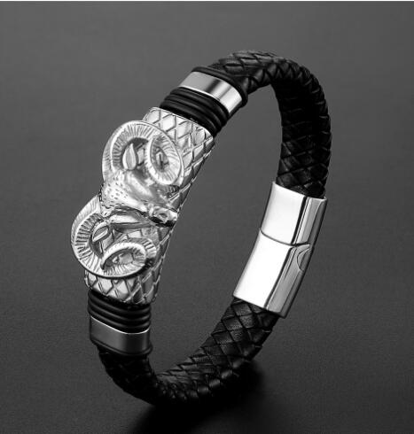 Pulsera Trenzada de Acero Inoxidable, Diseño Constelación