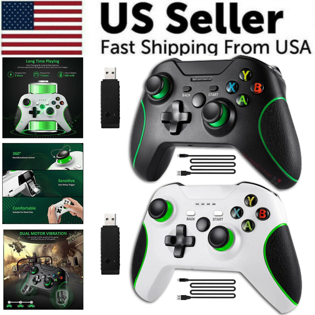 Control Inalámbrico Compatible con Xbox One / S / X y PC